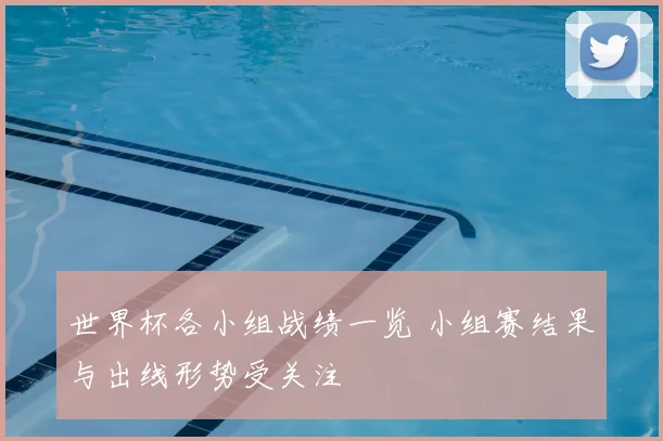 世界杯各小组战绩一览 小组赛结果与出线形势受关注